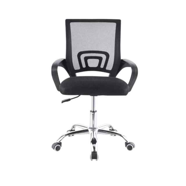 Silla Oficina Ergonómica Tela Mesh Gris